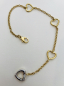 Preview: Gold Armband 750 GG 0,08 ct Brill.